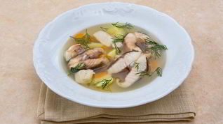 Рецепт Ухи из стерляди и судака