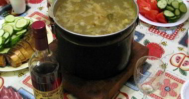 Рецепт Ухи на природе