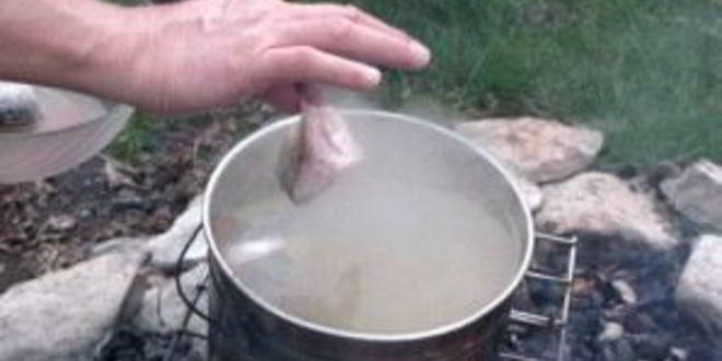 Рецепт ухи на природе