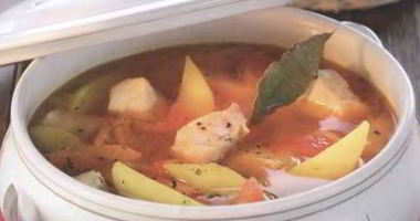 Рецепт Ухи по-царски с блинами