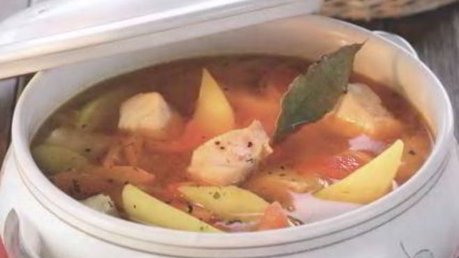 Рецепт ухи по-царски с блинами