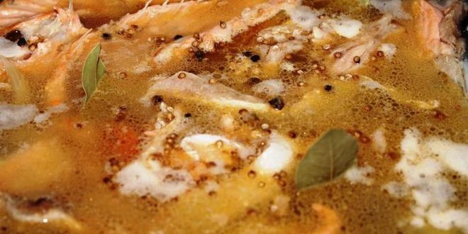 Рецепт ухи с припеком