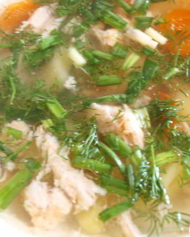 Рецепт ухи с семгой