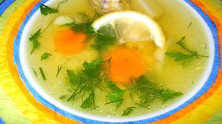 Рецепт Ухи с шафраном из осетра