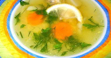 Рецепт Ухи с шафраном из осетра