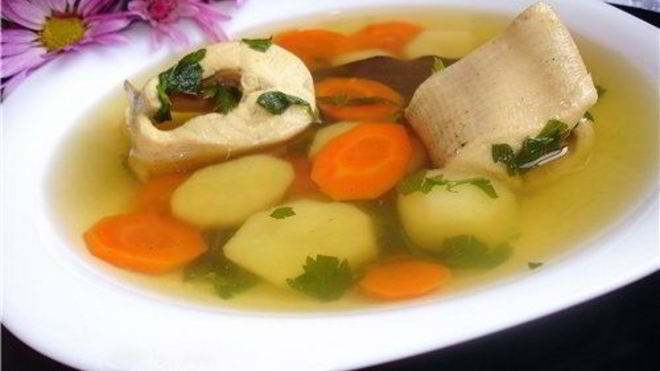 Рецепт ухи с водкой