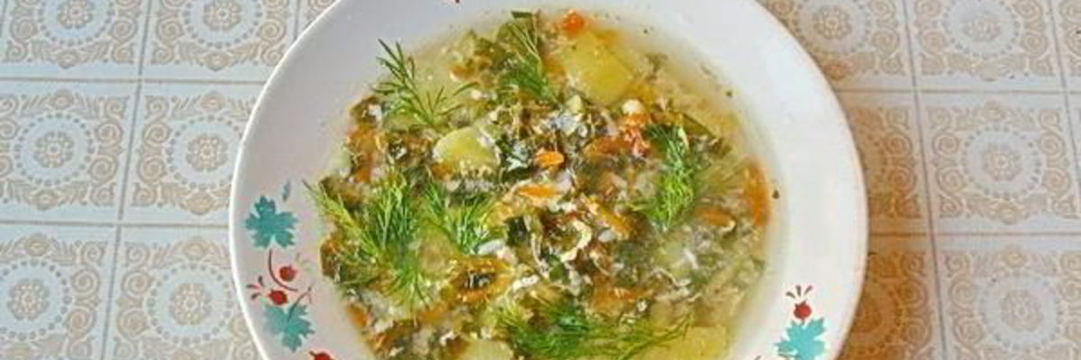 Рецепт Весеннего зеленого супа со щавелем