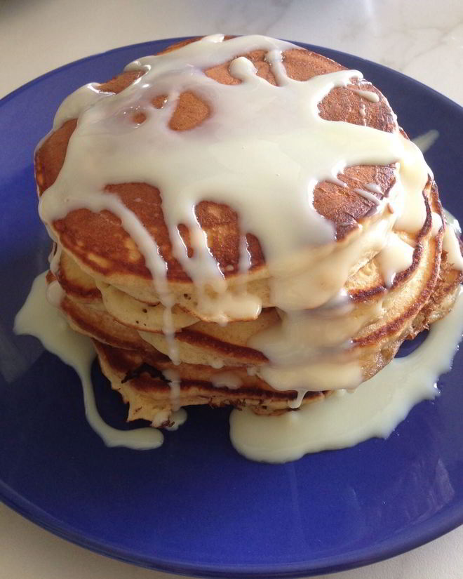 Рецепт американских панкейков на кефире