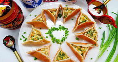 Рецепт Арабских блинчиков на русский лад