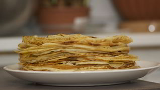 Рецепт Блинчиков ажурных со сметаной