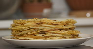 Рецепт Блинчиков ажурных со сметаной