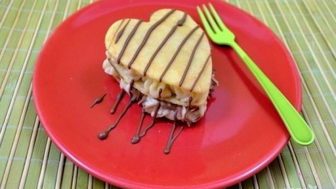 Рецепт блинчиков ко дню влюбленных