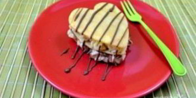 Рецепт блинчиков ко дню влюбленных