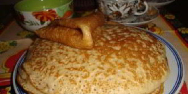 Рецепт блинчиков на катыке