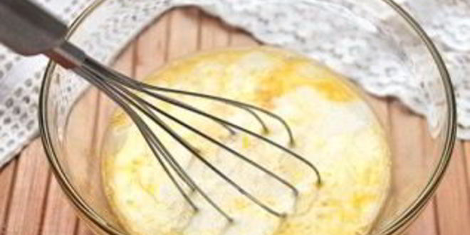 Рецепт блинчиков на кефире, заваренные кипятком