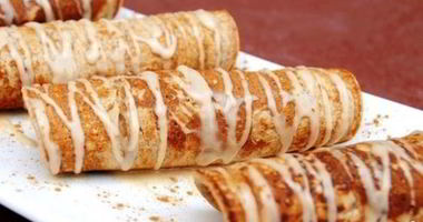 Рецепт Блинчиков с бананом и сгущенкой