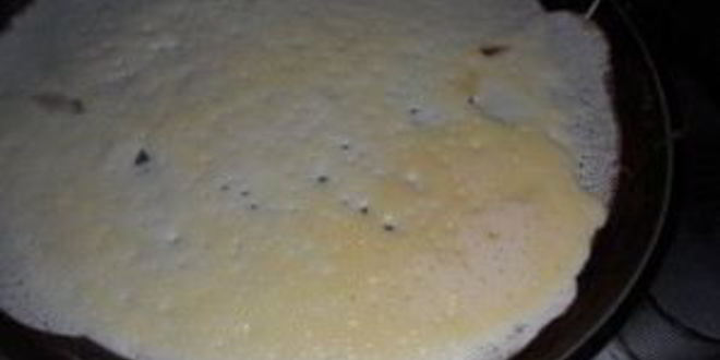 Рецепт блинчиков с бананом и сгущенкой