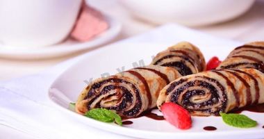 Рецепт Блинчиков с маковой начинкой и орехами