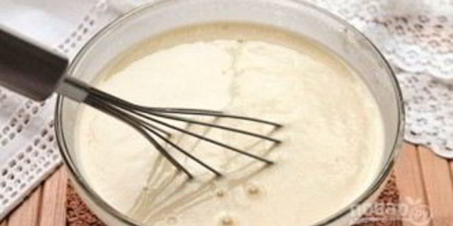 Рецепт блинов из заварного теста