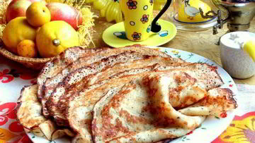 Рецепт Блинов лимонных с маком
