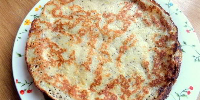 Рецепт блинов лимонных с маком