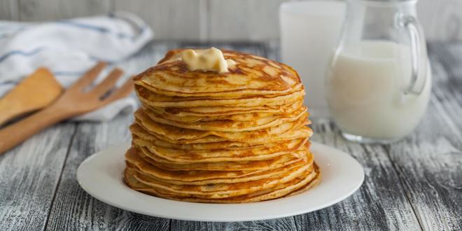 Рецепт Блинов на дрожжах и сливках