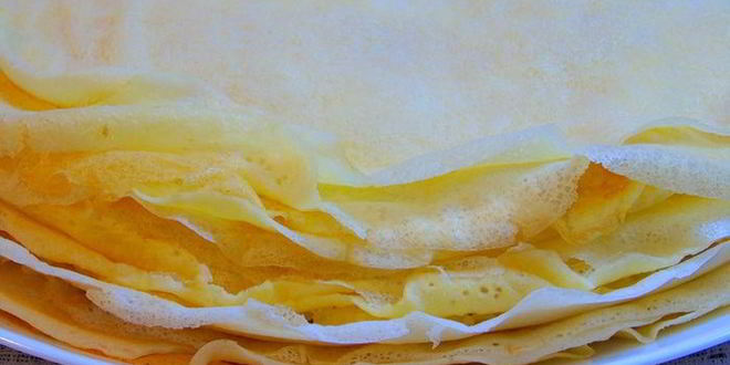 Рецепт блинов на двух видах молока