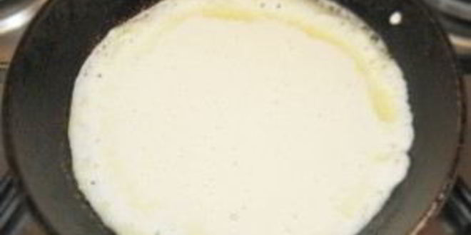 Рецепт блинов на кефире с кипятком