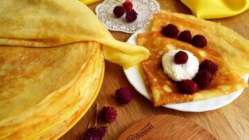 Рецепт блинов на молоке