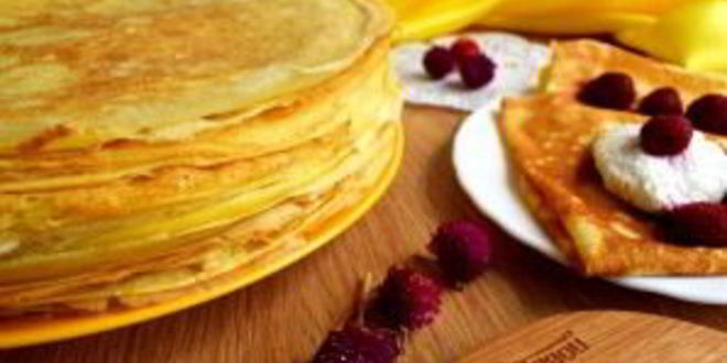 Рецепт блинов тонких классических