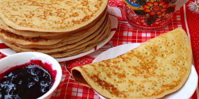 Рецепт Дрожжевых блинов с манкой