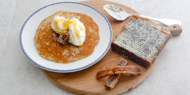 Рецепт миндальных блинов с абрикосовым маслом