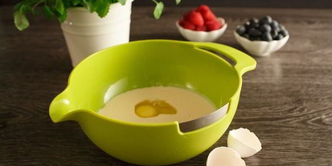 Рецепт нежных панкейков на ряженке