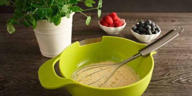 Рецепт нежных панкейков на ряженке