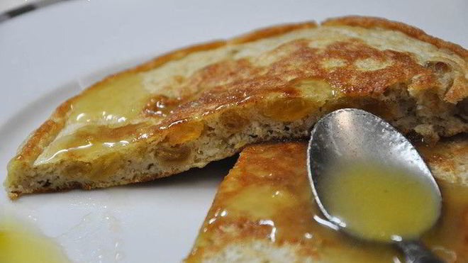 Рецепт овсяноблина с изюмом