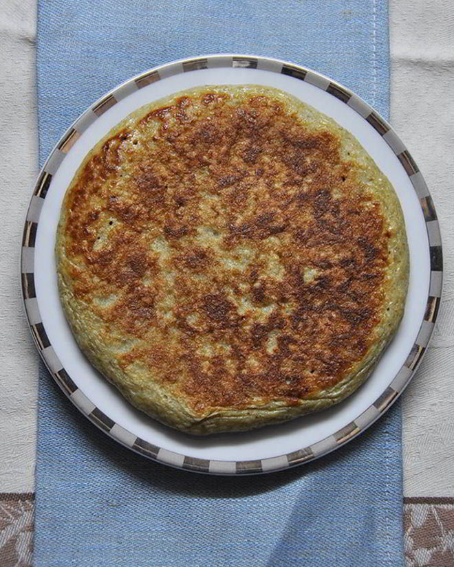 Рецепт овсяноблина с изюмом