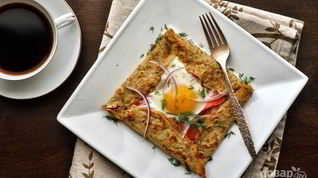 Рецепт Ржаных блинов с лососем