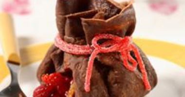 Рецепт Шоколадных блинчиков с фруктами