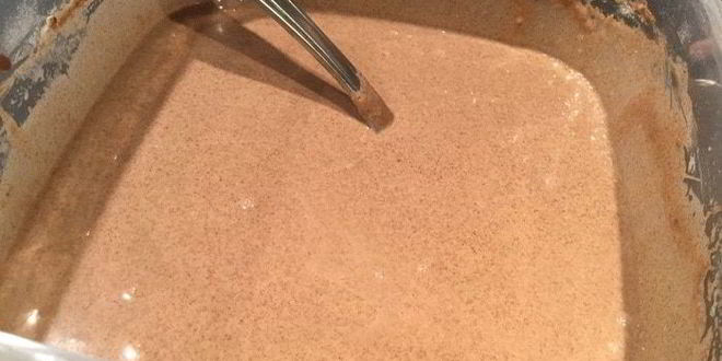 Рецепт шоколадных блинов с медовой облепихой