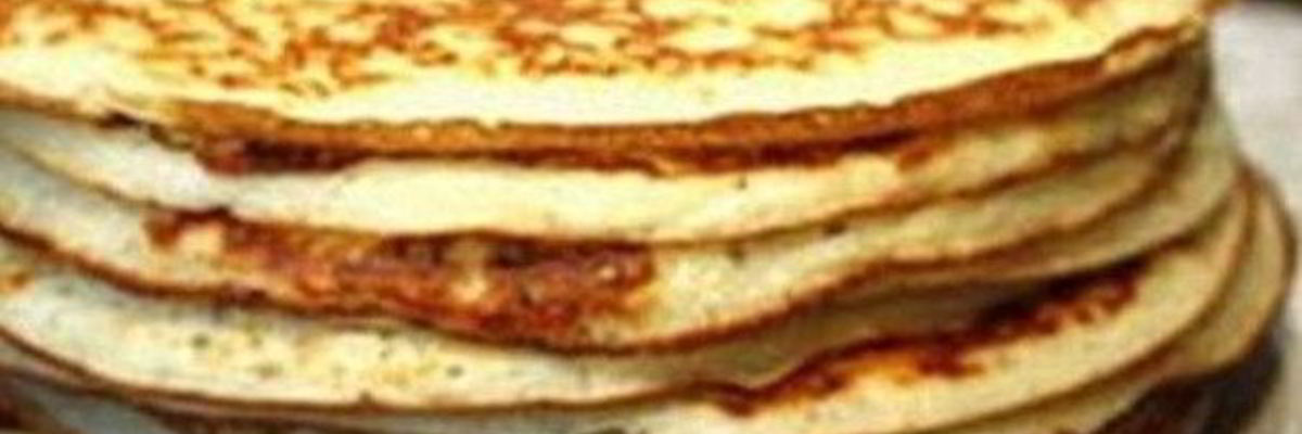 Рецепт Толстых блинов на кефире