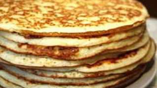 Рецепт Толстых блинов на кефире