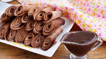 Рецепт Вкусных шоколадных блинов