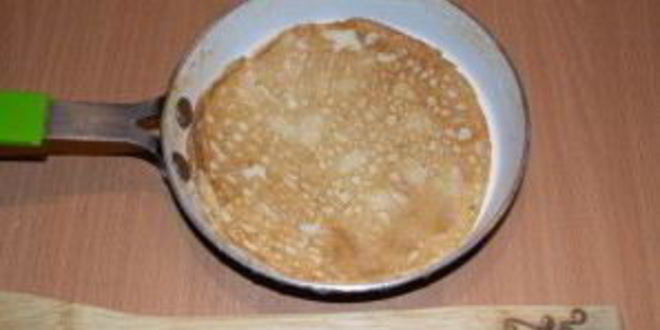 Рецепт заварных блинчиков ажурных на кефире