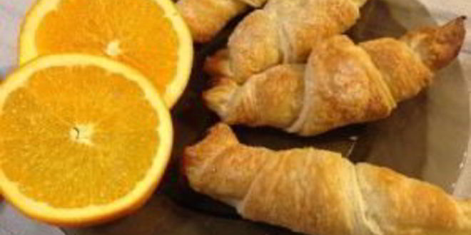 Рецепт апельсиновых круассанов