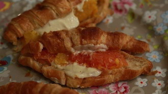 Рецепт ароматных цитрусовых круассанов