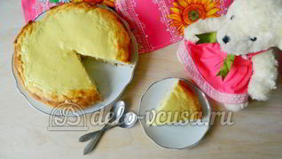 Рецепт Большой ватрушки с творогом