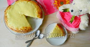 Рецепт Большой ватрушки с творогом