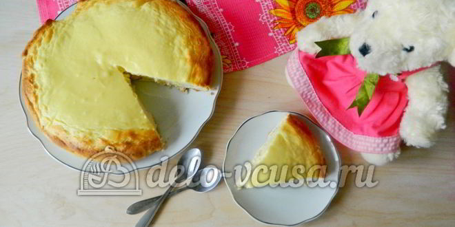 Рецепт Большой ватрушки с творогом