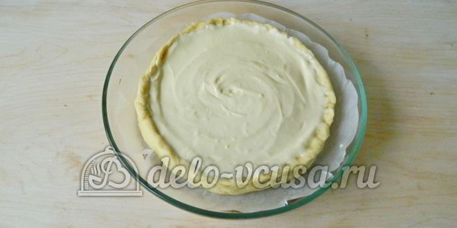 Рецепт большой ватрушки с творогом