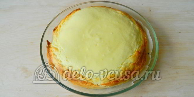 Рецепт большой ватрушки с творогом